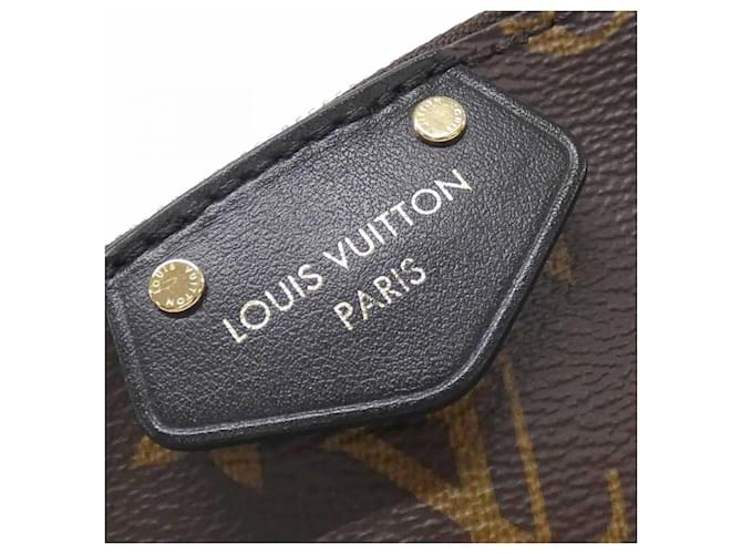 Louis Vuitton Monogram Bee Alma Chain Shoulder Bag Brown Cloth